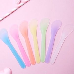 (3 Pcs) Sendok Masker Spatula Plastik Facial Mask Stik Mangkok Masker / Spatula Masker
