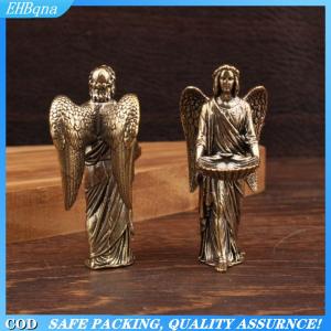[COD] Brass Angel Statue Figurines Desktop Decorations Creative Crafts Small Bronze Ornaments For Home Decor