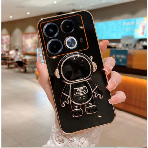 PROMO Soft Case Infinix Note 40 40s 40 Pro Casing Silikon Dudukan Lipat Astronot Mewah