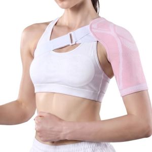 PRINCER Breathable Shoulder Support Brace Sweat-Absorbent Adjustable Sports Shoulder Protective Torn Rotator Cuff Compression Shoulder Compression Support For Men Women