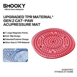 【Official】SMOOKY Gen2 Cat-Paw TPR Material 55cm Acupressure Jogging Mat & Fat-Burning Pad 第二代猫爪指压板 TPR材质 直径55cm 指压板|抖音热门推荐