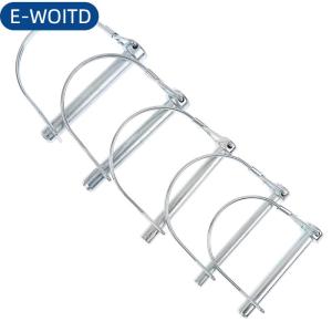 E-WOITD Nhiệm vụ nặng nề biển Trailer Coupler an toàn pin D Vòng vòm khóa Khóa Pin