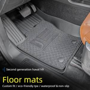 secr For 2nd Haval H9 2024 Car Floor Mat Carpet TPE Trunk Liner Modify Four Season Universal Waterproof and Anti-static Accessories K6R8Z