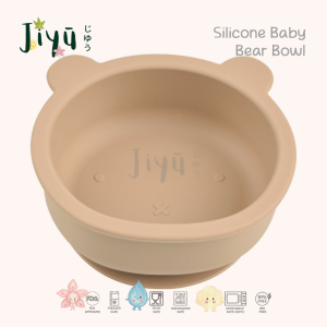 JIYU [JB-007] Silicone Baby Bear Bowl  / Mangkok Silikon Bayi Beruang BPA FREE