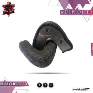 Busa Helm Mds Projet 2  Pipi S M L Cheek Pad Bantalan Leher Neck Roll Custom Half Face