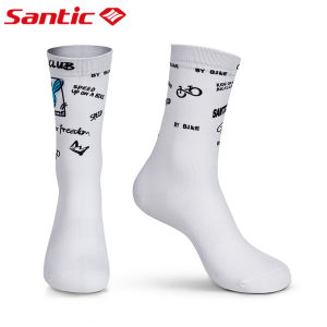 Santic Cycling Socks Men Women Breathable Compression Basketball Outdoor Sports Bike Bicycle Socks