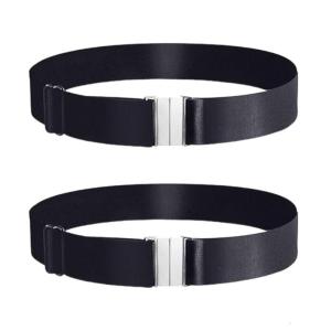 Thigh High Garter Belt High Elastic Adjustable Long Stockings Leg Garter with Metal Buckled for Women Thick Thighs