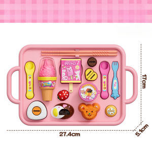 Aoduoyaya Pudding Jelly Feeding Toys Creative Pretend Play Set Christmas Gift Pakej Makanan Rumah 过家家喂食套餐
