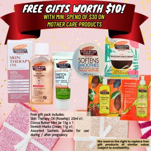 Not For Sale. Free Gift worth $10 with Minimum $30 Purchase on Palmers Mothercare Products