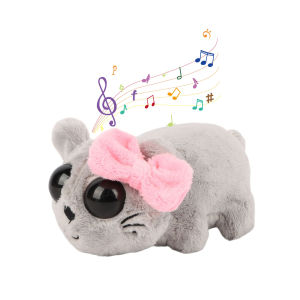 Music Sad Hamster Meme Plush Toy Fun Sounding Hamster Stuffed Animals Kawaii Dolls Kids Toy Gifts Birthday Valentines Day Gifts