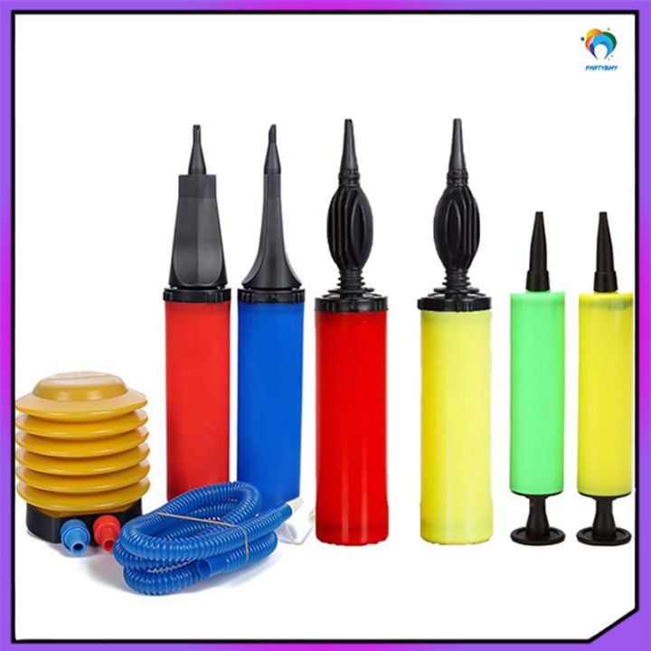 Large Hand Pump Mini Balloon Hand Pump Inflator Big Colorful Hand Held ...