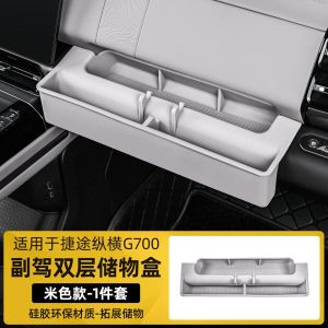 dncnf For Jetour G700 Co-pilot Silicone Storage Dashboard Organizer Pad Interior Modification Decoration Accessories 9R3H1