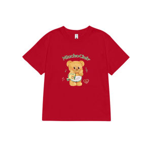 Áo baby tee Butter Bear đáng yêu form ôm ABD1341 Miucho tay ngắn vải cotton in mix