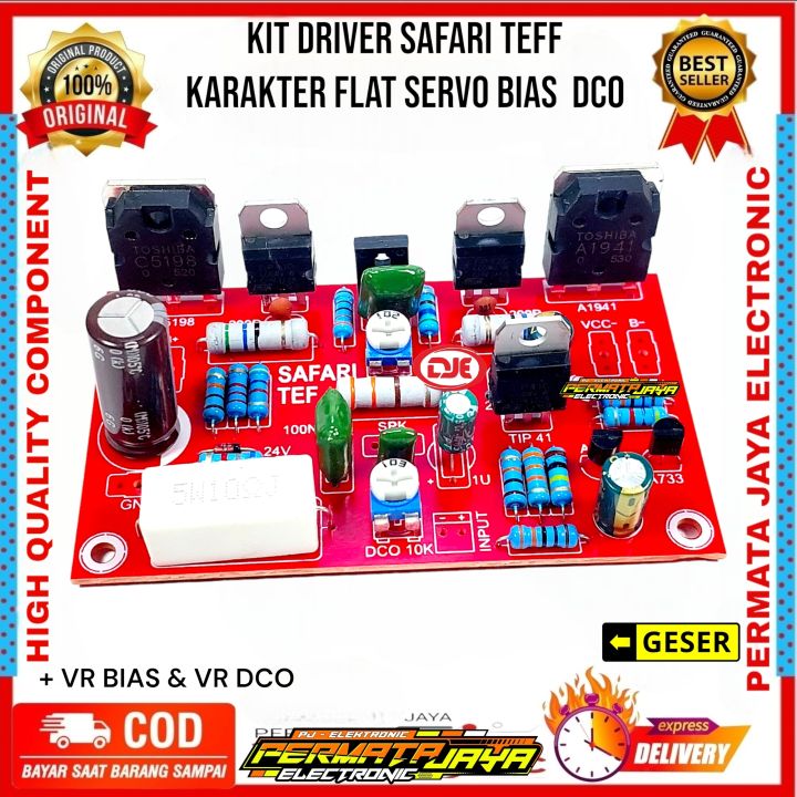 Kit Driver Power Amplifier Safari Tef Bias Servo Fr4 Kter Flat | Lazada