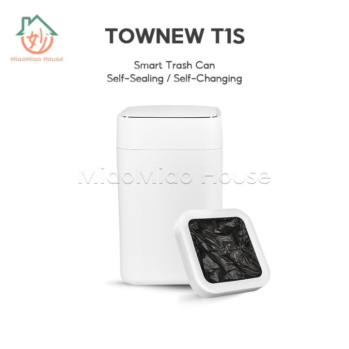 TOWNEW Smart Trash Can T1S Refill Ring Auto Sealing Smart