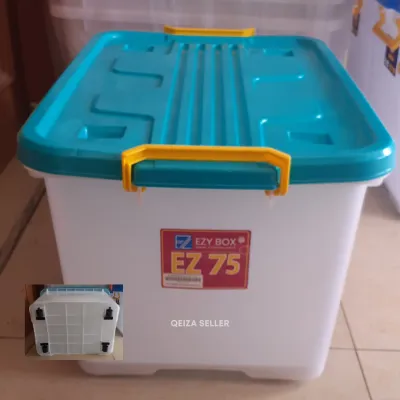 SHINPO CB 70 LITER REAL CONTAINER BOX ADA RODA TEBAL KUAT
