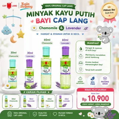 MINYAK KAYU PUTIH BAYI CAP LANG 30 ML LAVENDER & CHAMOMILE