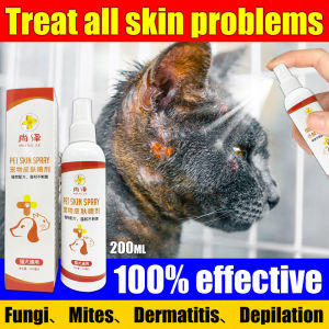 Memulihkan sebaik sahaja disembur dog itchy skin spray Rawat semua masalah kulit haiwan peliharaan dog skin disease medicine Sebotol tahan setahun dog itchy skin medicine Tiada kerengsaan dog skin infection spray penembusan kuat 狗狗皮肤病药