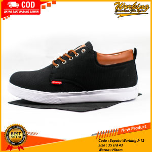 Sepatu Sneakers Pria Working J-12 Size 39-43 Simple Stylish sporty