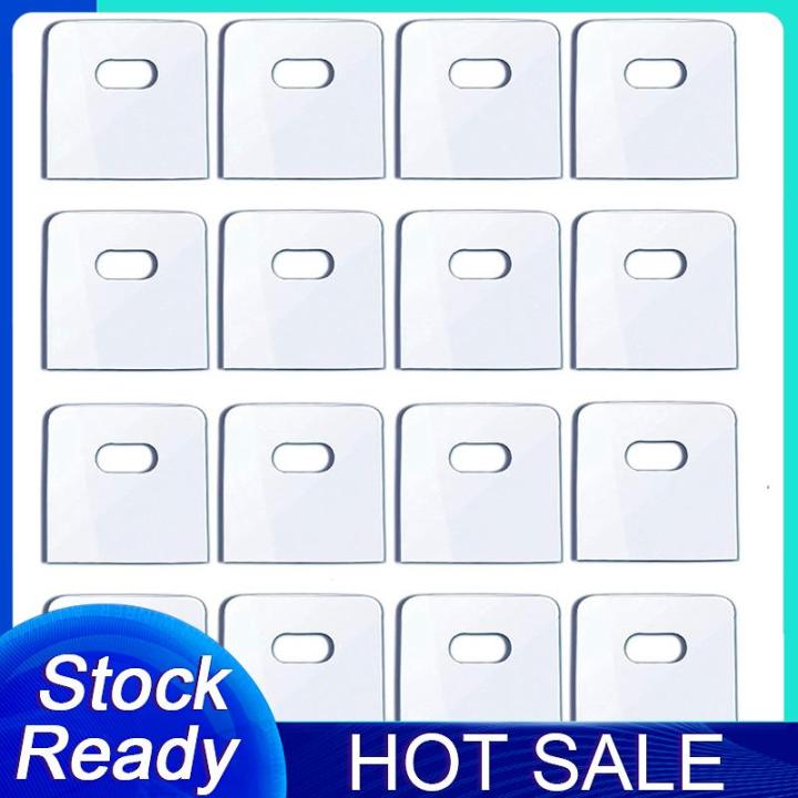 CMVI L16 Set/ 32 Pieces Clear Vertical Blind Repair Tabs, Vertical