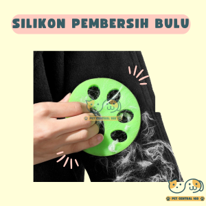 Silikon Pembersih Pakaian Penghilang Bulu Kucing Silikon Scraper Cat Cakar Rambut Rekat