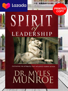 Spirit of Leadership - Myles Munroe (Christian Books) (Bible) (Leadership) (Spiritual (Gospel)