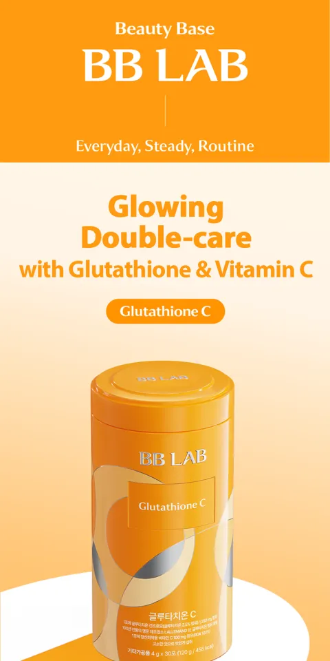NUTRIONE BB LAB Glutathione C (4g x 30 sticks) Antioxidant Vitamin C  Synergistic Formula Low-Molecular Fish Collagen Premium Glutathione  Concentrated Product - Lazada | Lazada