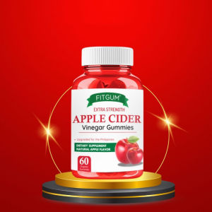 Natural Slimming Fitgum Apple Cider Vinegar Gummies 100% Original with Collagen Vitamins 60 Gummies Halal Ready Stock