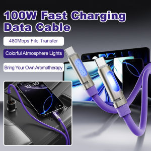 💕Aromatherapy Atmosphere Light💕100W Fast Charging Data Cable快充数据线