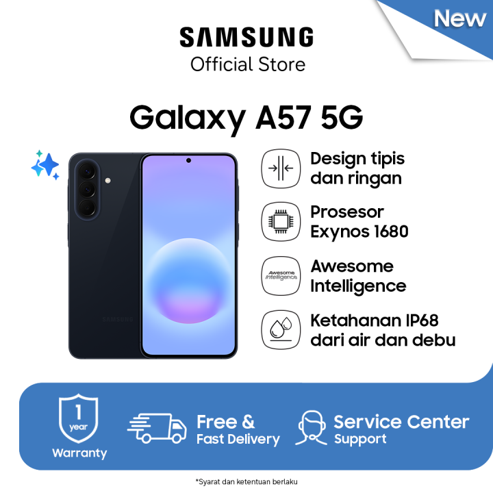 Samsung Galaxy A57 5G 12/256GB - Hp AI | IP68 | 5000 mAh | Lazada Indonesia