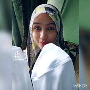 tudung budak / tudung sekolah warna biru gelap original TSC