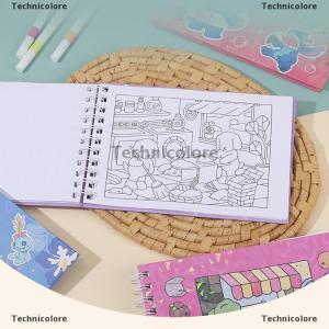 [COD] Technicolore 1 Piece Cute Kapibala Animal Characters Coloring Books Cartoon Little Bear Coloring Book Educational Doodle Book Gifts For Kids