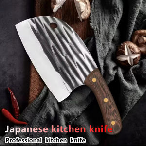 Japanese Handmade Forged Kitchen Knife Hammer Stainless Steel Chefs Chopper Cooking Knives New Design  Chef Knife Knives Kitchen Knife