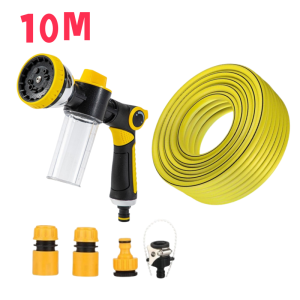 10-50M Garden Water Pipe Foam Spray Gun Combination Household Watering and Car Washing
