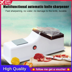 💥24 Hours Delivery💥2024 New Electric Knife Sharpener USB Powered Multi-Function Electric Knife Sharpening Tool for Chef Kitchen Knife Fruit Knives Scissors knife sharpener tool electric sharpen knife 磨刀刀石