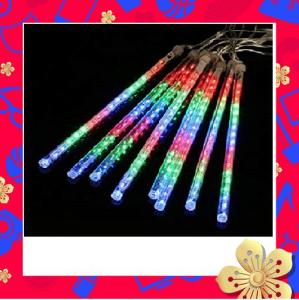 BỘ ĐÈN LED SAO BĂNG ĐỦ MÀU 8 ỐNG 50 CM SIÊU ĐẸP - HIỆU ỨNG GIỌT NƯỚC