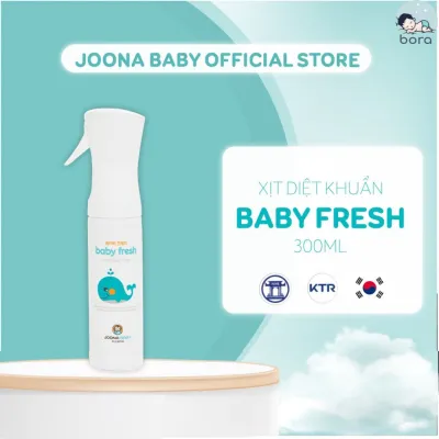 Xịt diệt khuẩn khử mùi cho đồ chơi bình sữa núm ti giả Baby Fresh an toàn cho bé - JOONA BABY Việt Nam