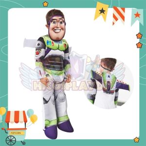 hiCosplaydy Kids Jumpsuit Cowboy Woody Buzz Lightyear Toy Story Party Clothing Cosplay Costume