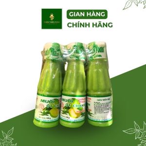 Combo 6 Chai Muối Ớt Chanh Xanh Thiên Thiên Food 130g Muối Chấm Hải Sản Thơm Ngon