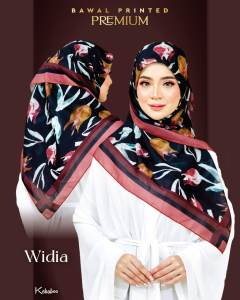 KEKABOO Tudung Bawal Premium Printed Koleksi Eid Adha / Rosabelle / 1.0 Bidang 45 Cotton (READY STOK)
