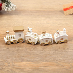 Train Christmas Ornament Merry Wooden Train  Home Christmas Tree Decor Christmas Gifts