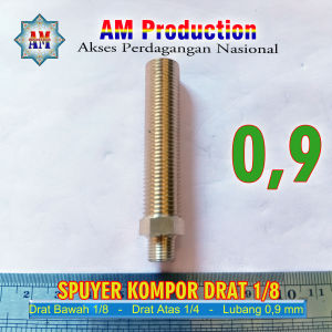 Spuyer Kompor  1/8  Panjang 7 cm Lubang 09 mm Perlengkapan Kompor Gas