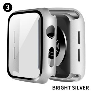 FREEL Case for Apple Watch 8 7/6/SE/5 3/2/1 Cover 45mm 41mm 44mm 40mm 42mm 38mm Tempered Glass Film Screen Protector Bumper Frame  for I watch Series 8 7 smart watch