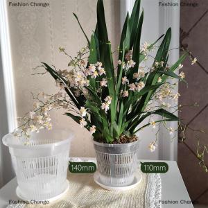 [COD] Fashion Change 11 14cm Mesh Pot Root Control Transparent Flowerpot For Orchid Flower Breathable Growth Container Garden Plastic Flower Pot
