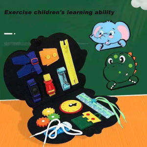 Toddler Busy Board Sensory Toy for Childrens Early Basic skills education baby learning of toys