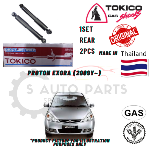 PROTON EXORA (2009Y~) (REAR) 100% ORIGINAL BRAND TOKICO TKC SHOCK ...