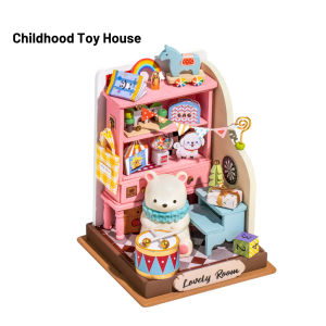 Kidztime x Robotime DIY Miniature House/3D Wooden Puzzles/DIY Mini House Model Kits/Gift ideas