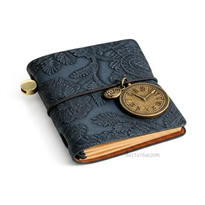 Vintage Strap Travel Notebook Mini Portable Journal With Elastic Closure And Quality Paper Mini Travel Notebook Retro high-looking Strap Notebook Portable Notebook