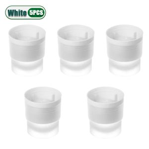 YUNAFIN 5PCS  đá tròn Khuôn làm đá viên Silicone Dễ dàng tháo khuôn Máy làm đá viên Lớn Có thể tái sử dụng Máy làm đá Dành cho rượu whisky