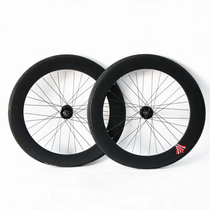 Original 70MM 700C Fixed Gear Bike Wheelset Aluminum Alloy Fixie TRACK Bicycle Single Speed Bike Racing Wheel With 32H Bearing Hub Lazada Singapore